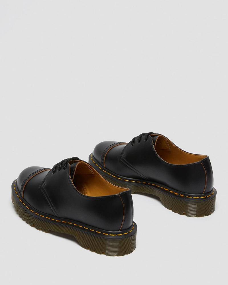 Zapatos Oxford Dr Martens 1461 Bex Made in England Puntera Cap Hombre Negros | MX 230JPQ